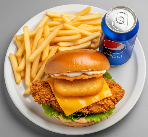 Chicken With Hashbrown Burger 